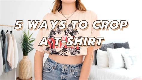 how to turn a shirt into a crop top